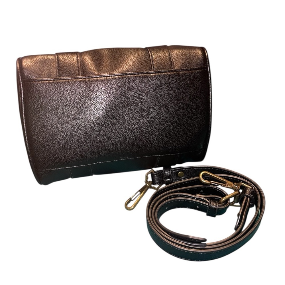 FRYE AND CO. Brown Satchel with Gold Hardware - Picture 3 of 5